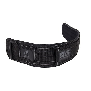 4 Inch Nylon Belt, black/grey
