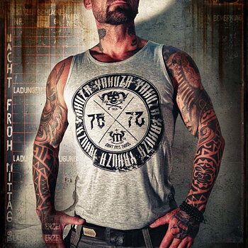 Fuck Your Face Tanktop, grey