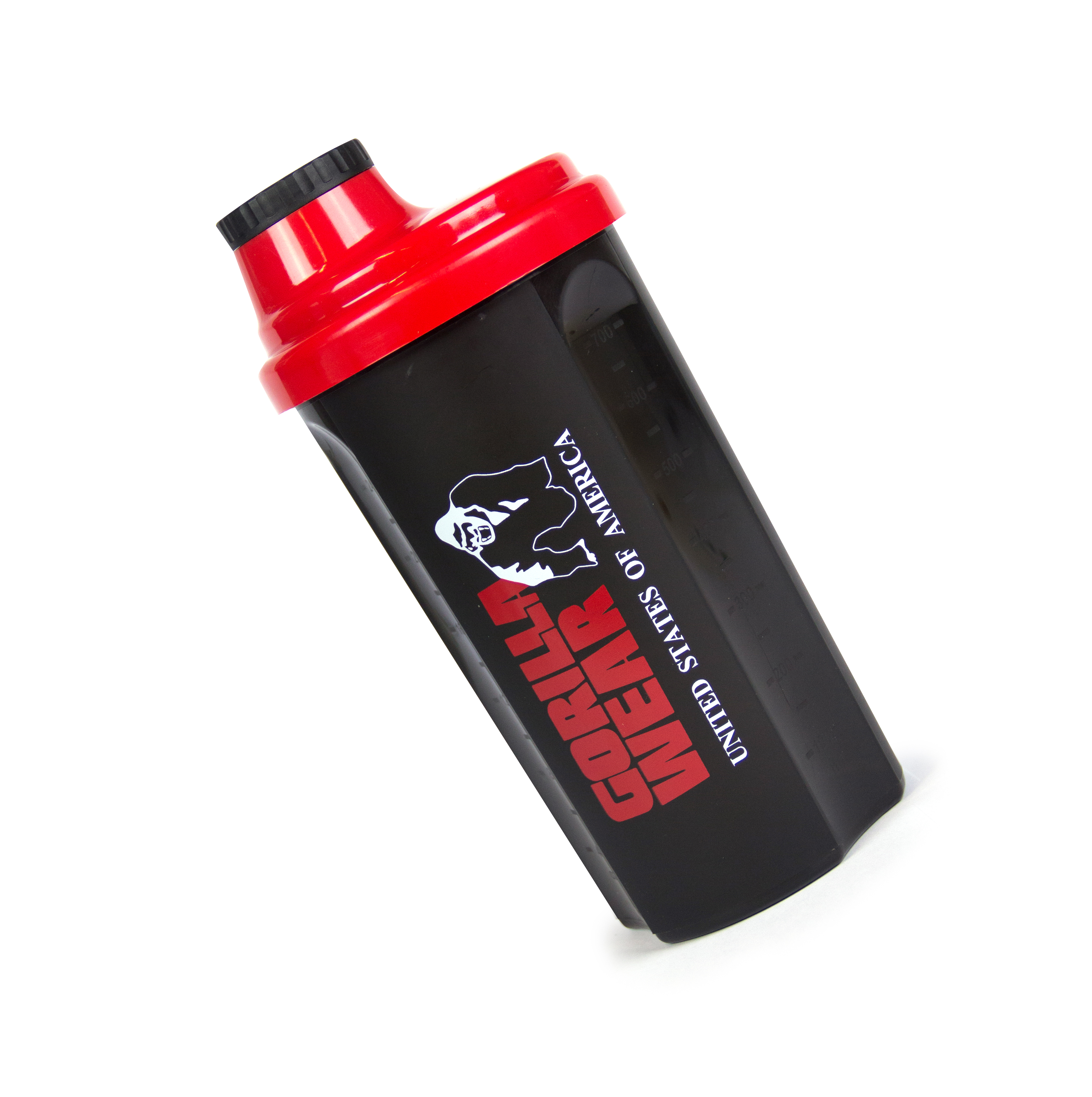 Gorilla Wear Shaker 700 ml, black/red - 5