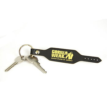GW Keychain, black/gold