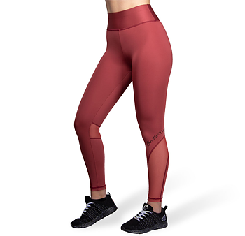 Kaycee Tights, burgundy red