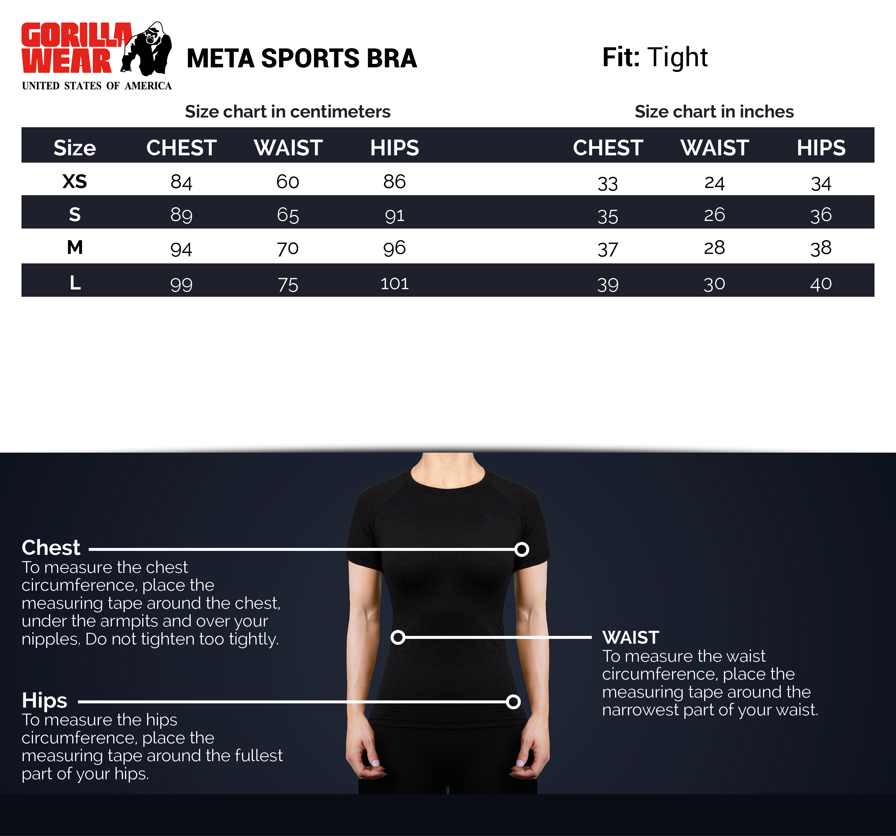 Meta Sports Bra, black - 11