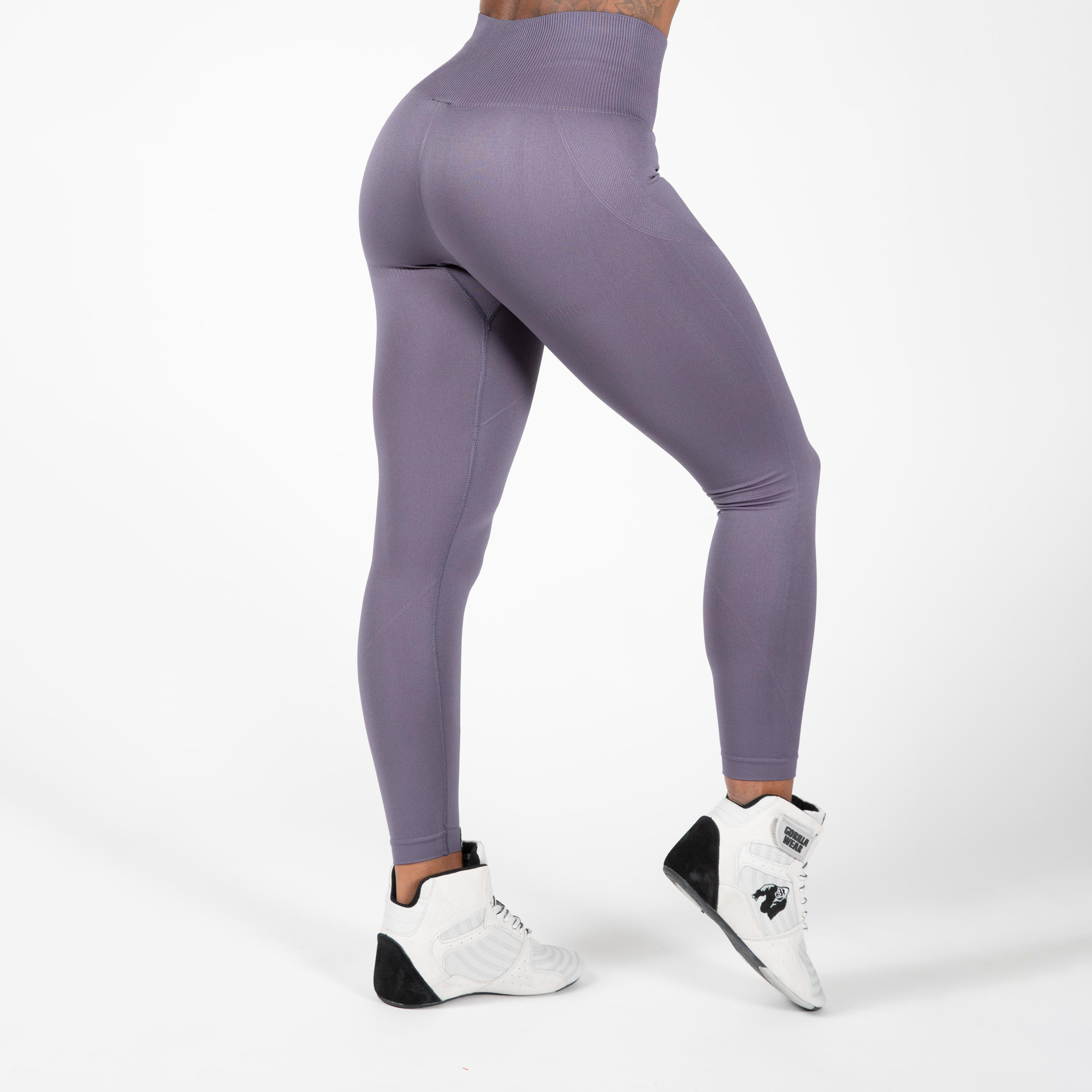 Yava Seamless Leggings, grey - 2
