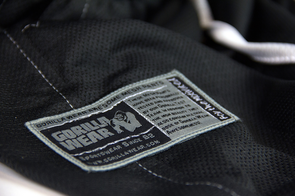 Logo Mesh Pants, black - 4