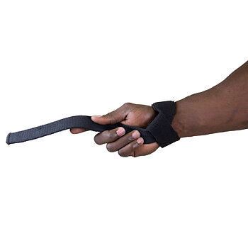 Padded Lifting Straps, black/red