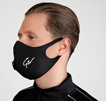Gorilla Wear Filter Face Mask, black