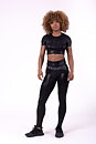 Glossy Crop Top, black