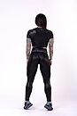 Glossy Crop Top, black