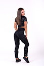 Glossy Crop Top, black