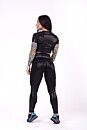 Glossy Crop Top, black