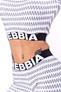 Boho 3D Pattern Crop Top, light grey