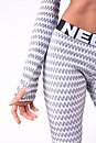 Boho 3D Pattern Crop Top, light grey