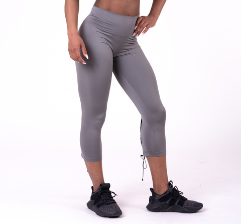 Lace-Up 7/8 Tights, metal