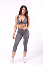 Lace-Up 7/8 Tights, metal