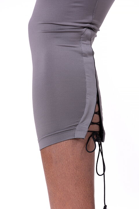 Lace-Up 7/8 Tights, metal