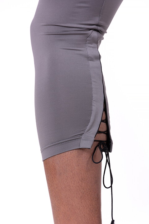 Lace-Up 7/8 Tights, metal