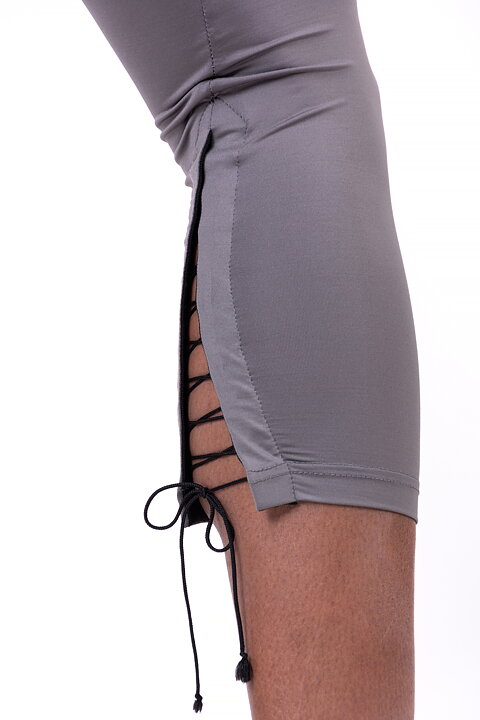 Lace-Up 7/8 Tights, metal