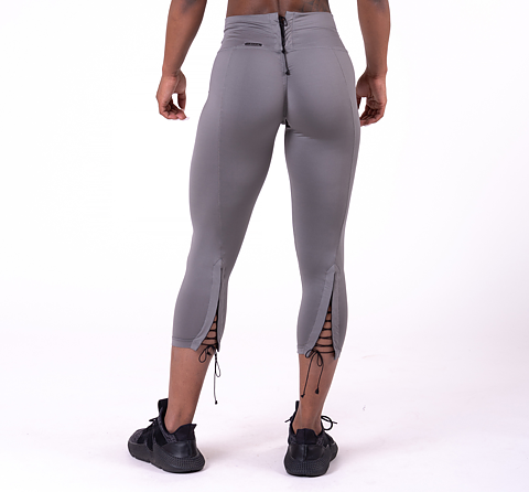 Lace-Up 7/8 Tights, metal