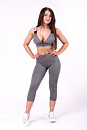 Lace-Up 7/8 Tights, metal