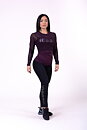 Flash Mesh Longsleeve, burgundy