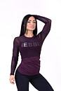 Flash Mesh Longsleeve, burgundy
