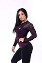 Flash Mesh Longsleeve, burgundy
