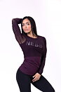 Flash Mesh Longsleeve, burgundy