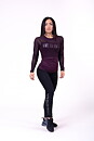 Flash Mesh Longsleeve, burgundy