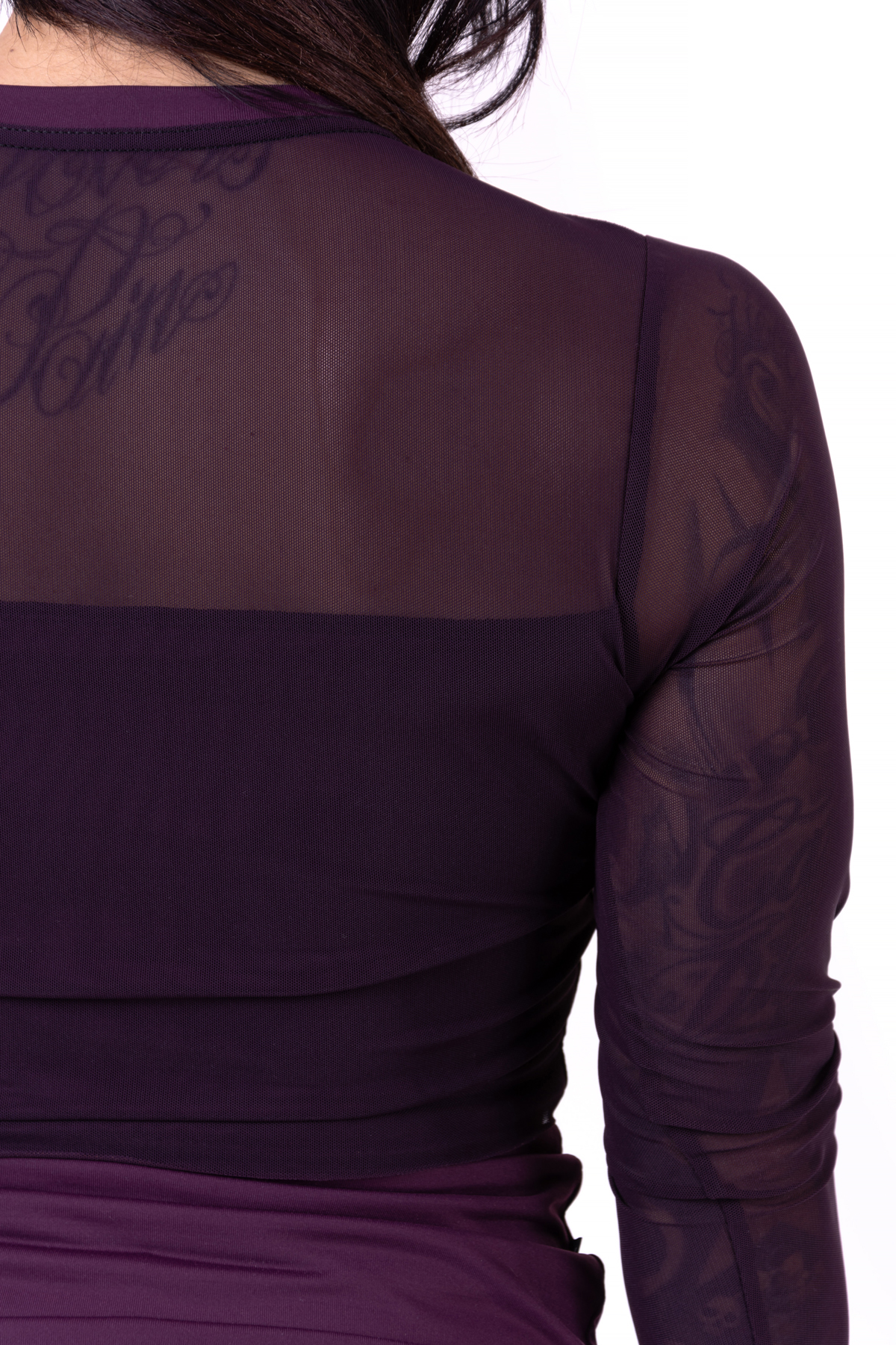 Flash Mesh Longsleeve, burgundy - 16