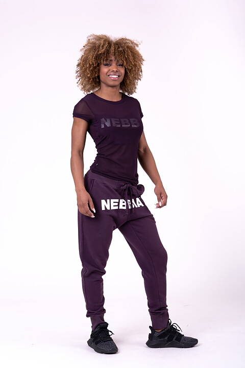 Flash Mesh T-Shirt, burgundy