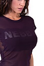 Flash Mesh T-Shirt, burgundy