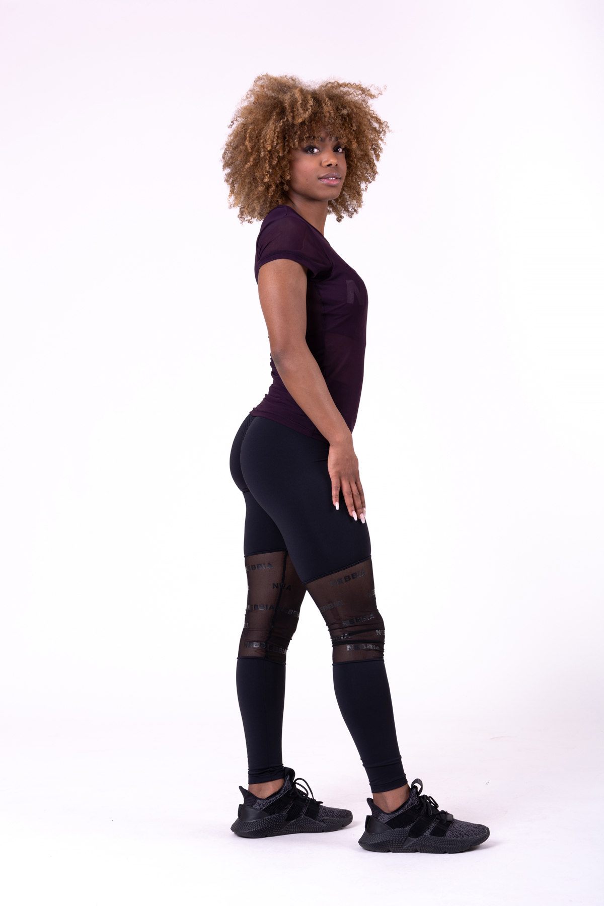 Flash Mesh T-Shirt, burgundy - 17