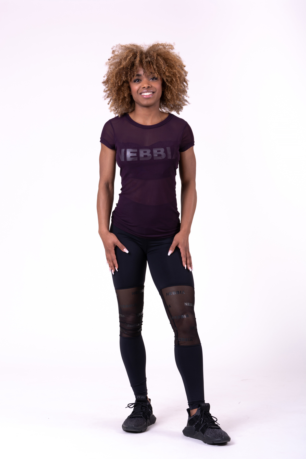 Flash Mesh T-Shirt, burgundy - 15