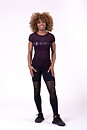 Flash Mesh T-Shirt, burgundy