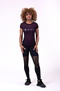 Flash Mesh T-Shirt, burgundy