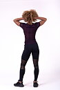 Flash Mesh T-Shirt, burgundy