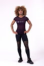 Flash Mesh T-Shirt, burgundy