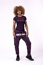 Flash Mesh T-Shirt, burgundy