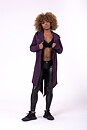 Rebel Tail Coat Jacket, burgundy