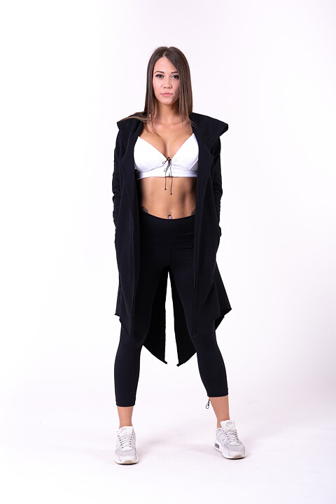 Lace-Up Sport Bra, white