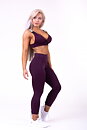 Lace-Up Sport Bra, burgundy