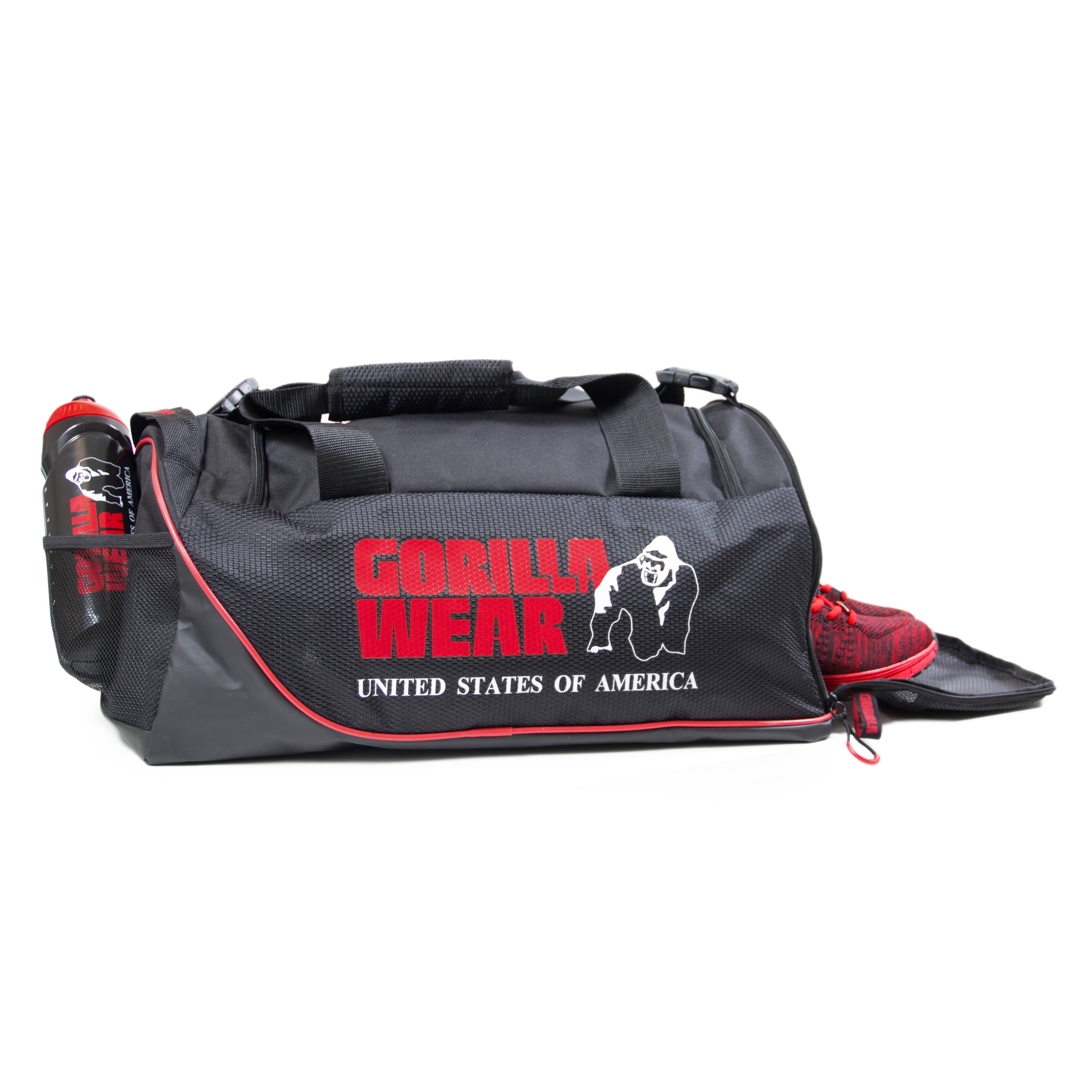 Jerome Gym Bag, black/red - 4