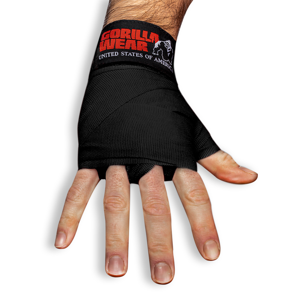 Boxing Hand Wraps, black - 2,5 m - 3