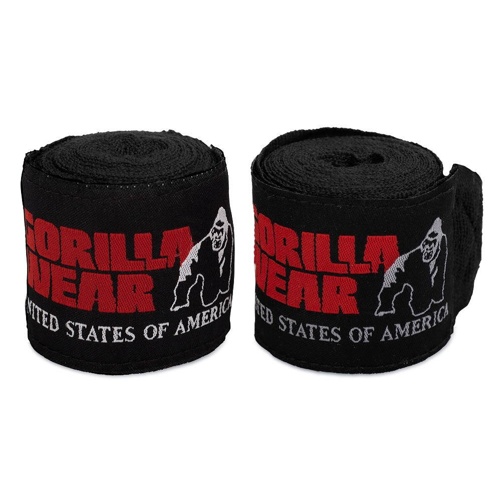 Boxing Hand Wraps, black - 3 m - 4