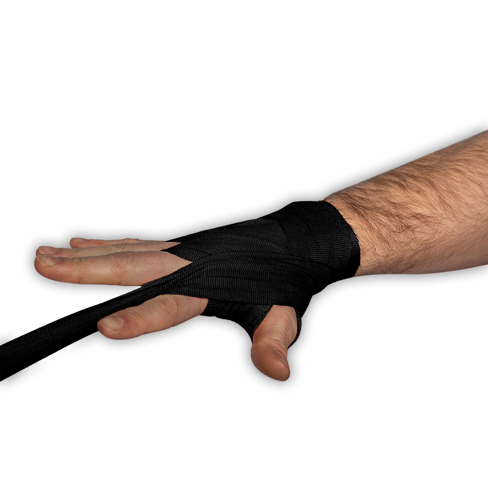Boxing Hand Wraps, black - 3 m - 2