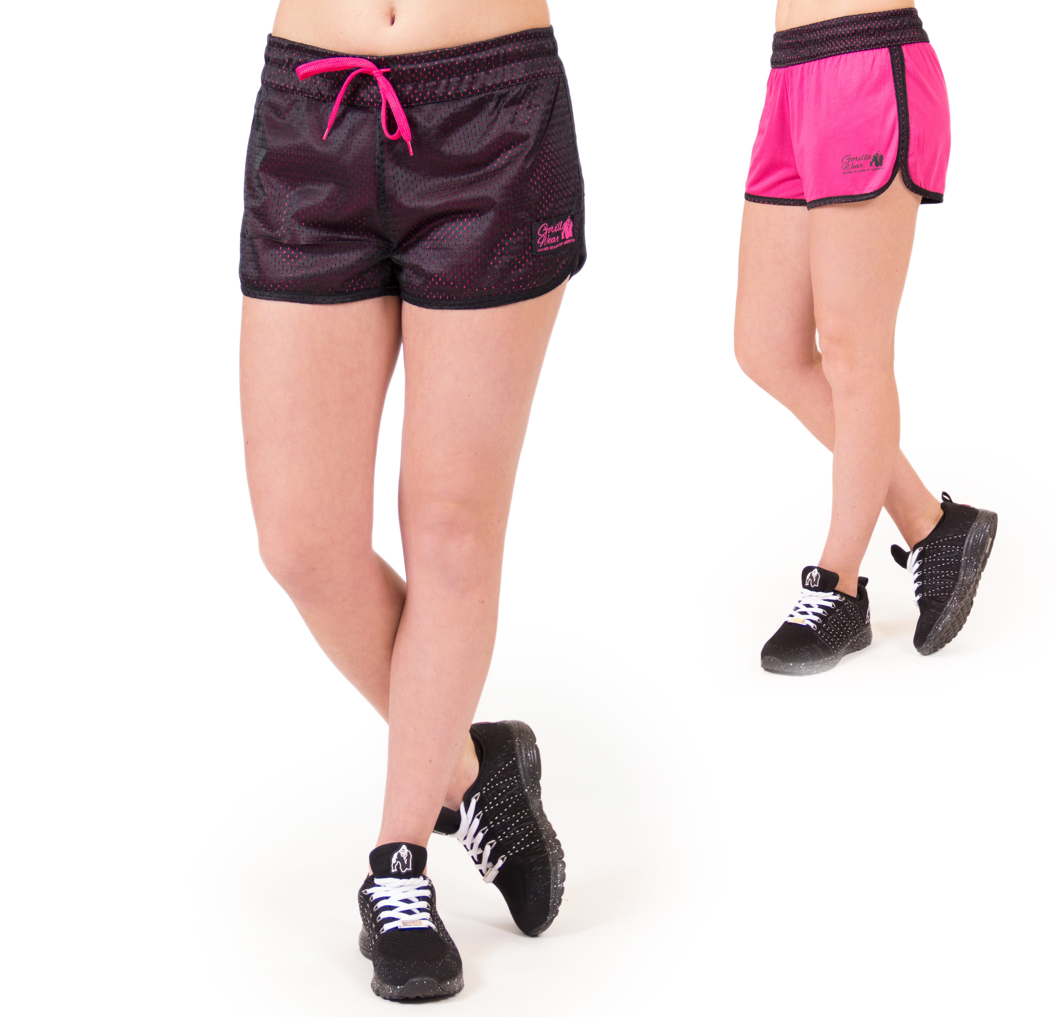 Madison Reversible Shorts, black/pink