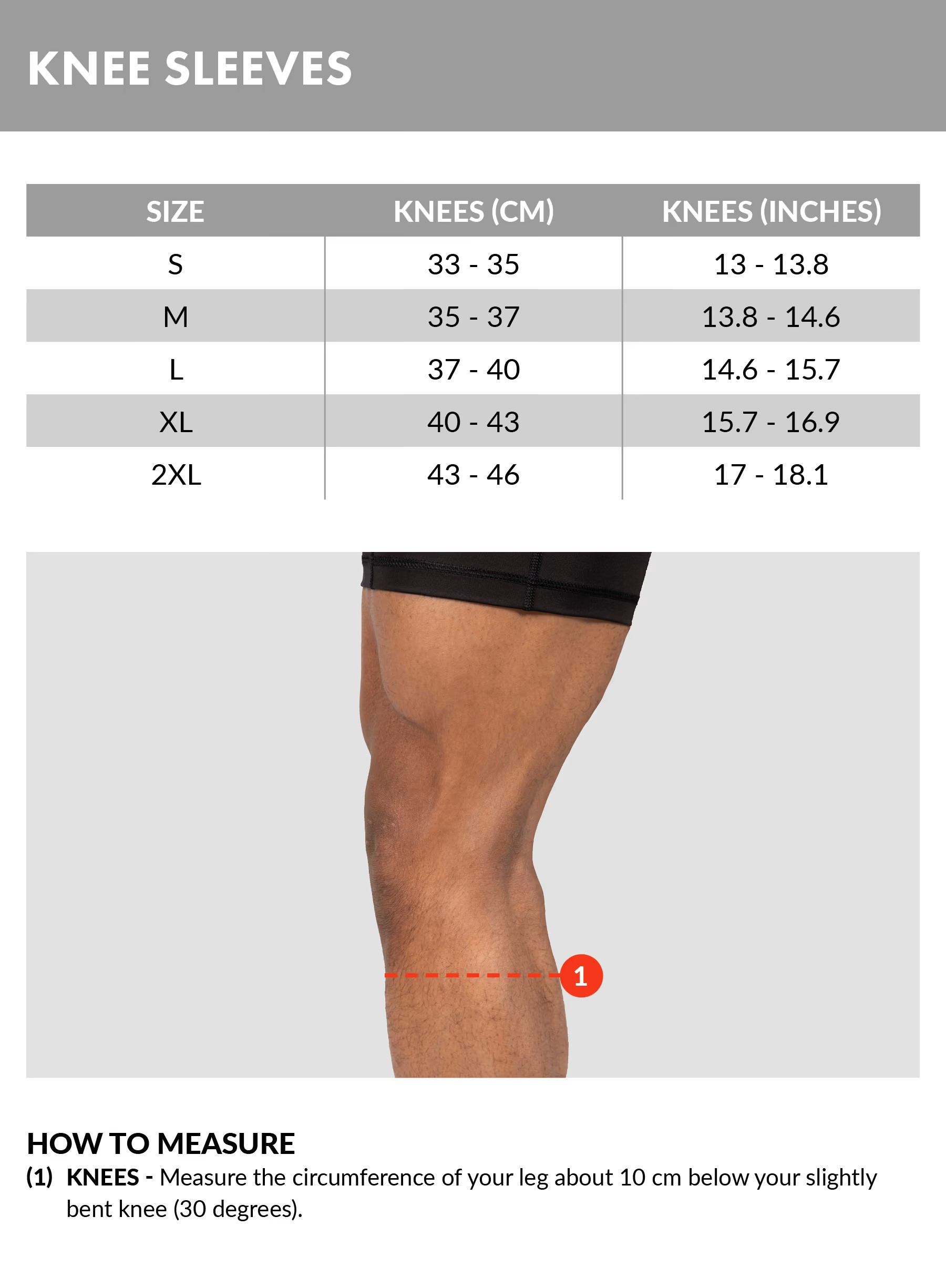 7 MM Knee Sleeves, black - 3