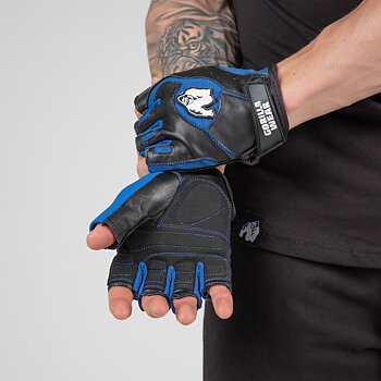 Mitchell Training Gloves, black/blue
