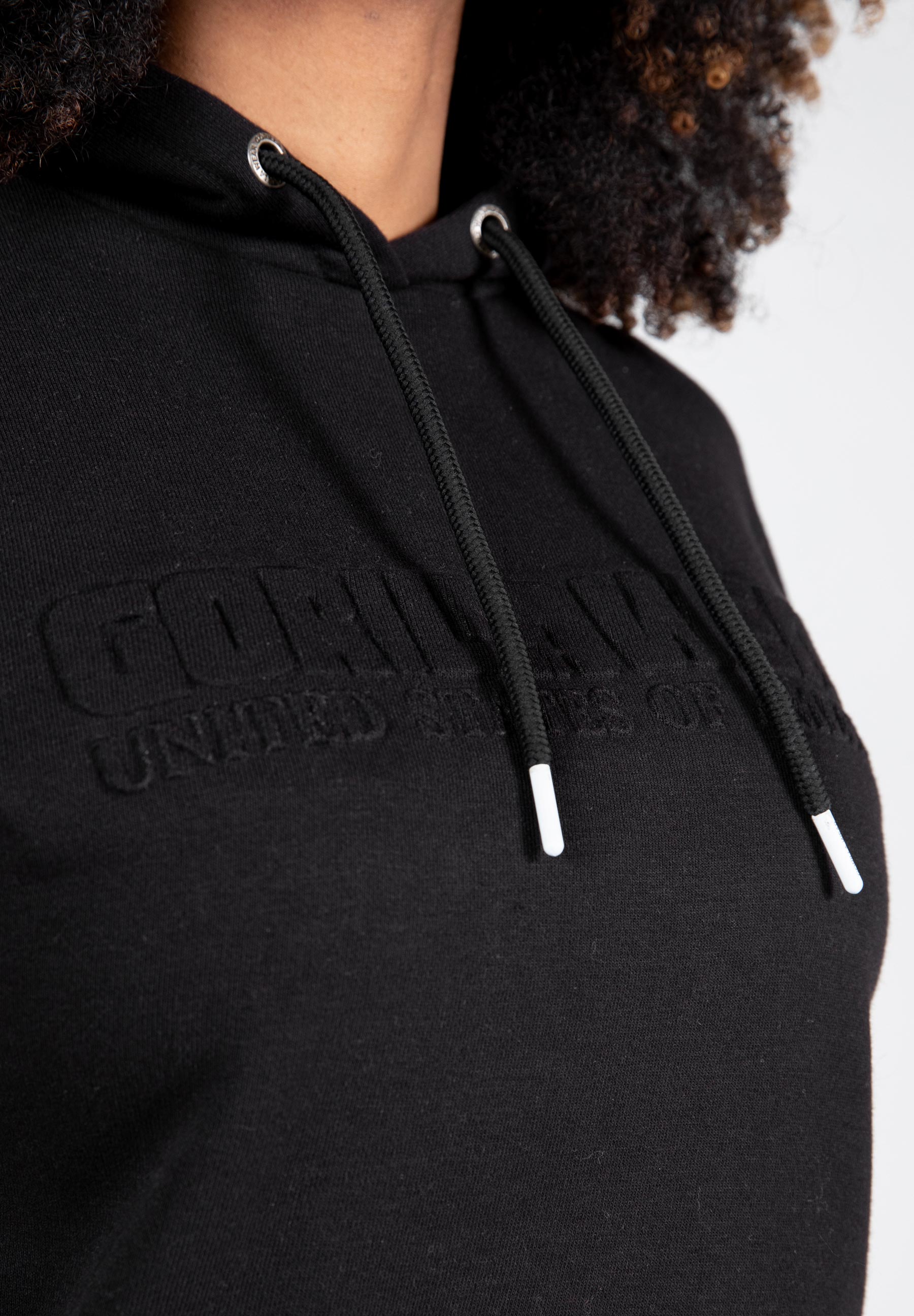 Crowley Oversized Women's Hoodie, black - 8