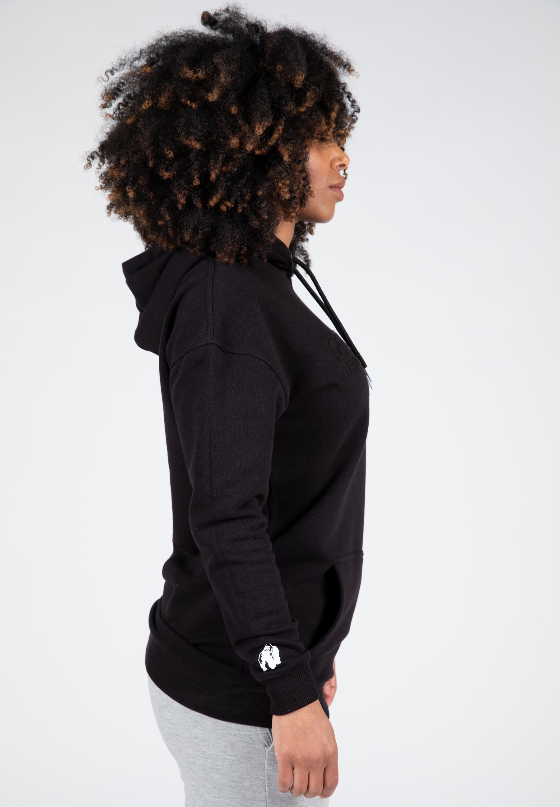 Crowley Oversized Women's Hoodie, black - 11